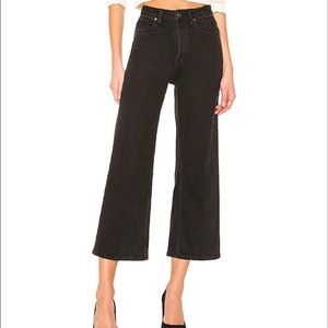 Free People Wales Cropped Black Jean
